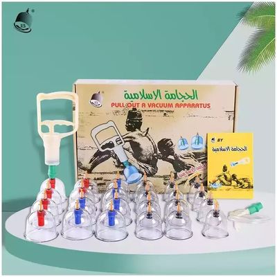 Vacuum and Cupping Therapy Kit Manual Disposable Ventouse Hijama Cupping Set 24 pcs 39*27*8cm 80*42*56.5cm 20 boxes/box
