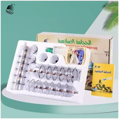 Vacuum and Cupping Therapy Kit Manual Disposable Ventouse Hijama Cupping Set 24 pcs 39*27*8cm 80*42*56.5cm 20 boxes/box