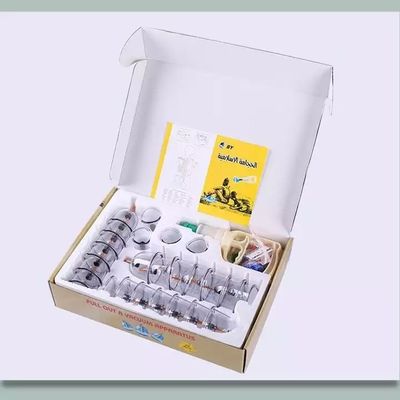 Vacuum and Cupping Therapy Kit Manual Disposable Ventouse Hijama Cupping Set 24 pcs 39*27*8cm 80*42*56.5cm 20 boxes/box
