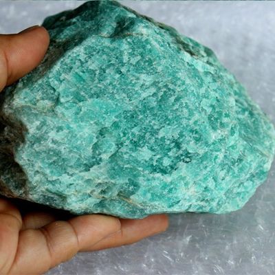 Carved Technique Ice Type Natural Tianhe Crystal Stone Raw Stone Ornaments for Art Collectible Collection
