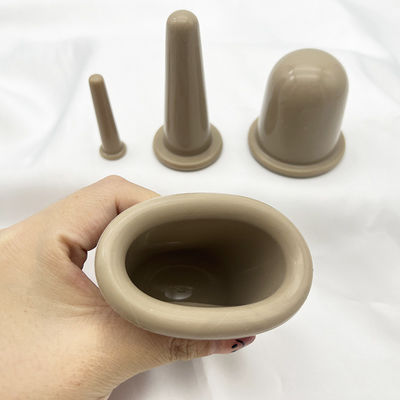 OEM/ODM Accepted 4 Pcs Silicone Cupping Set for Facial Cupping Therapy Vacuum Massage Cups