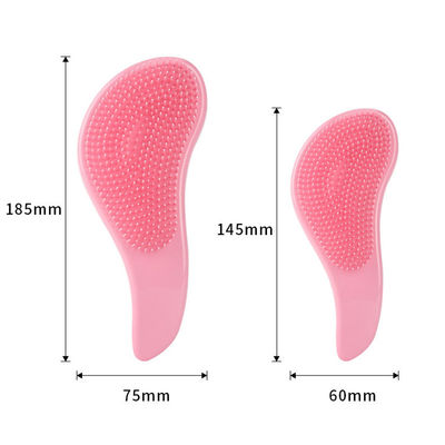 2 sizes Pure Color Head Massage Comb Anti Static Hair Care Brush Detangle Shower Hairbrush Comb Scalp Massage Comb