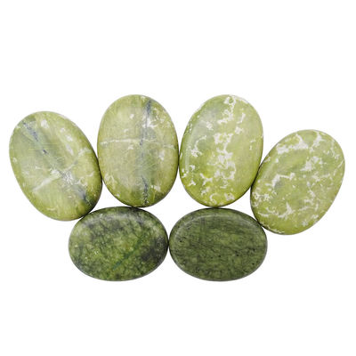 Natural Xiuyan Jade Healing Hot Stones Set for Professional Massage and Spa Relaxation