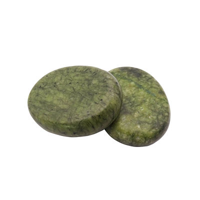 Natural Xiuyan Jade Healing Hot Stones Set for Professional Massage and Spa Relaxation