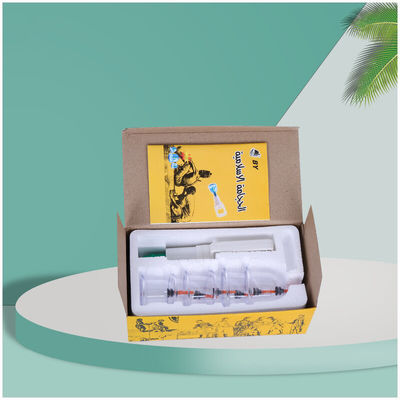 Healthy Vacuum Cupping Jar Plastic Cupping Set for Anti Aging Function 24*13*8.2cm