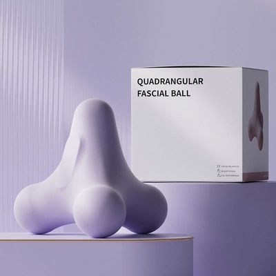 TPE Four Corner Sole Massager Fascia Relaxation Massage Ball for Muscle Relaxation and Gua Sha Function
