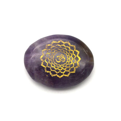 Amethyst Inspirational Chakra Stone Sets in 7 Colors for Mixed Energy