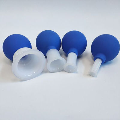 Remove Moisture and Relieve Pain 4 Pieces Glass Cupping Set for Face Skin Back Shoulder Muscle Massage
