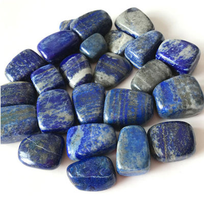 Regional Feature Bulk Polished Lapis Lazuli Tumbled Stones for Natural Crystal Healing