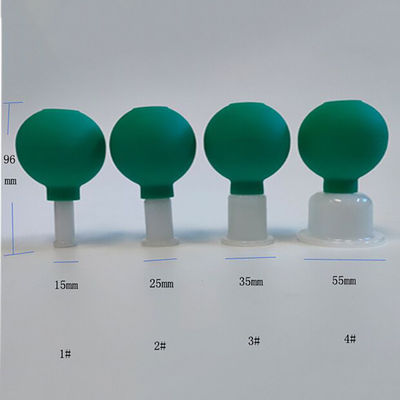 Remove Moisture and Relieve Pain 4 Pieces Glass Cupping Set for Face Skin Back Shoulder Muscle Massage