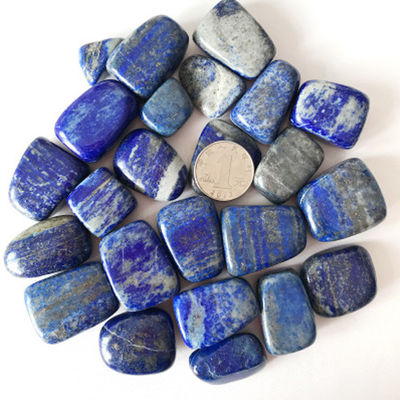 Regional Feature Bulk Polished Lapis Lazuli Tumbled Stones for Natural Crystal Healing