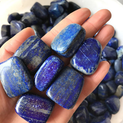 Regional Feature Bulk Polished Lapis Lazuli Tumbled Stones for Natural Crystal Healing