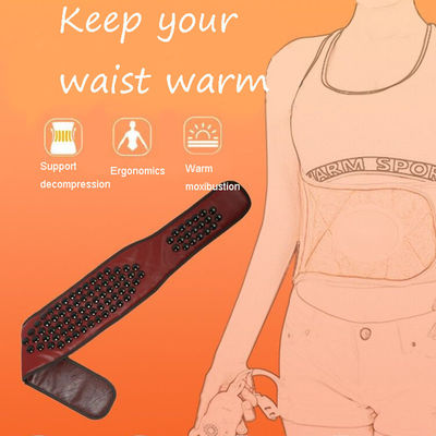 Infrared Thermal Therapy Jade Tourmaline Heating Belt with Musical Function and Anion Therapeutic Bio Healing