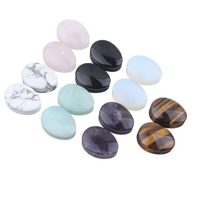 Stone Auricle Ear Expansion Pug Piercing Body Jewelry Natural Crystal Jade Stone Popular OEM ODM Agate Plug Tunnel Jewelry