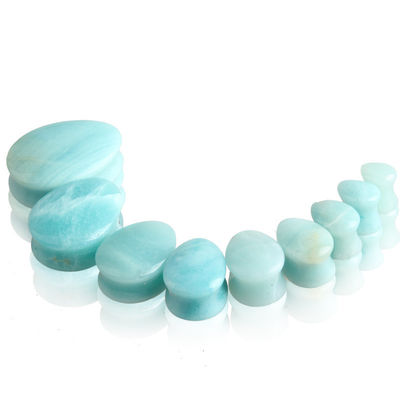 Stone Auricle Ear Expansion Pug Piercing Body Jewelry Natural Crystal Jade Stone Popular OEM ODM Agate Plug Tunnel Jewelry