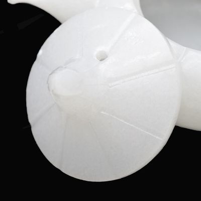 Polished White Jade Tea Top Carving Craft in Chinese Style for High Class Home Decor
