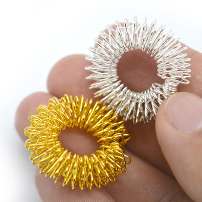 Handmade Finger Massager Acupressure Ring for Targeted Relaxation and Therapy