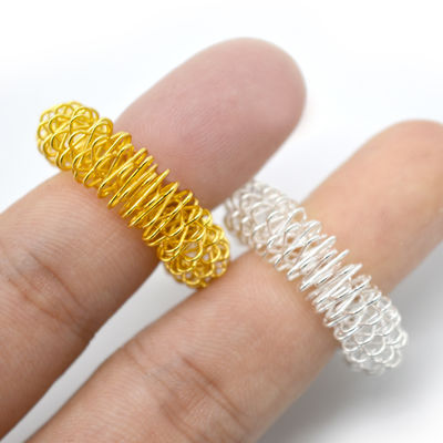 Handmade Finger Massager Acupressure Ring for Targeted Relaxation and Therapy