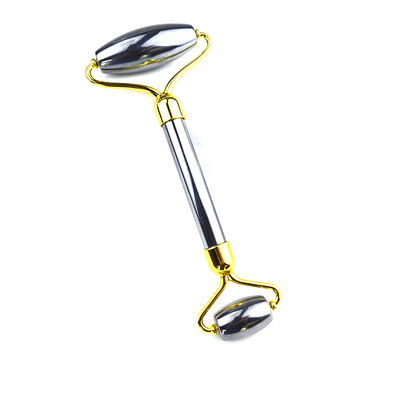 Gray Terahertz Face Roller Guasha Anti Aging For Face Eye Massage Gua Sha Facial Beauty Terahertz Stone Face Massager