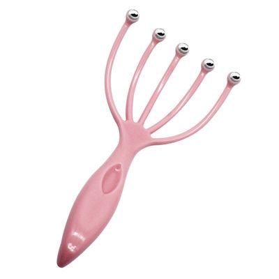 Blue/Pink Five Claw Head Massager Steel Ball for Scalp Relaxation Massage Tools 100g Headache Relief Meridian Dredging Tools