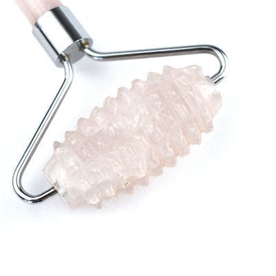 Rose Quartz Facial Guasha Massage Roller Face Gua Sha Beauty Lift Massager Tools for Slimming and Anti-Aging Benefits