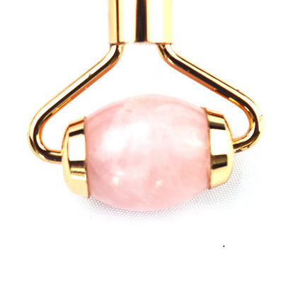 Anti Aging Facial Roller Rose Quartz Gua Sha Massage Roller for Face Accessory