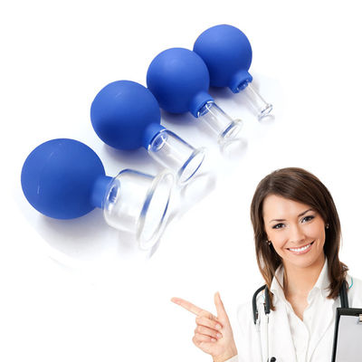 PVC Silicone Facial Cupping Set for Face Lifting and Skin Tightening Avaiable Logo Makeup Canister Vacuum Cups