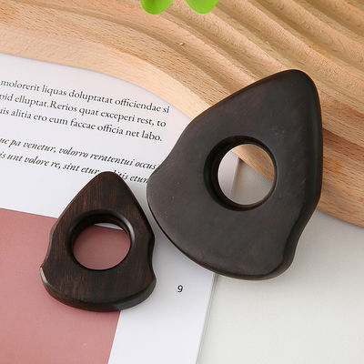 2 Sizes Sandalwood Foot Massage Ring Set Pedicure Acupoint Stick Wooden Sole Massager with Musical Function