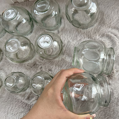 Customized Size 12pcs Cupping Glass Massage Cupping Therapy Set Cupping Therapy Device Massage Glass Fire