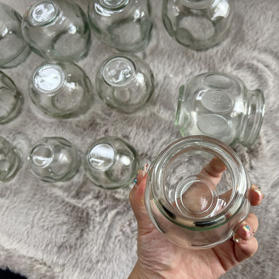 Customized Size 12pcs Cupping Glass Massage Cupping Therapy Set Cupping Therapy Device Massage Glass Fire