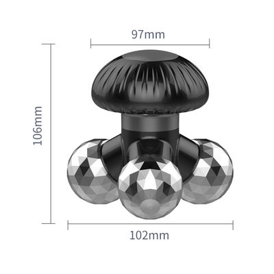 Multi Purpose Mushroom Shaped Electric Body Massager Handheld Vibration Massage Device with Plug-in Power Source