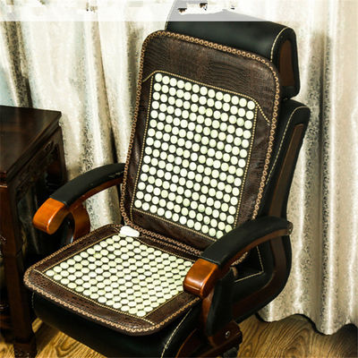 OEM ODM Accepted Comfortable Natural Jade and Tourmaline Stones Far Infrared Heating Pad for Car Seat by HealthyLine