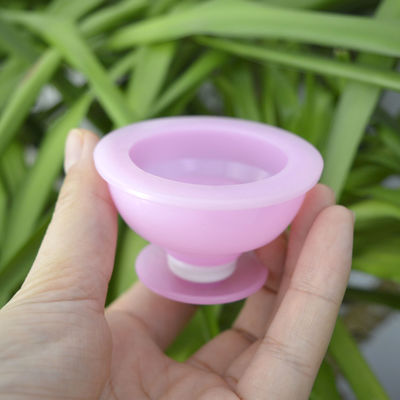 Health Care Products Pink Cupping Treatment Set Silicone Anti-cellulite Cup Vacuum Suction Massage Cup for Face and Body