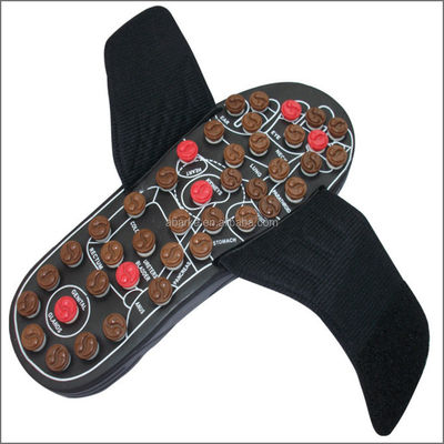 2020 Jade Stone Health Care Healing Acupuncture Shoes Genuine Leather Massage Slipper for Shoes Natural Foot Massage