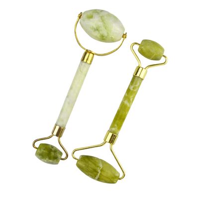 Customized Logo Availabled Xiuyan Jade Gua Sha Scraping Massage Tool for Green Facial Relaxation and Anti Aging