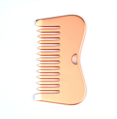 Customized Logo Availabled Silver Stainless Steel Scalp Massage Metal Gua Sha Comb for 2024 Massager Tools