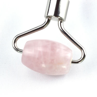 Face Massage Equipment Pink Rose Quartz Gua Sha Massage Natural Jade Ice Roller for Anti Aging Therapy Nephrite Stone