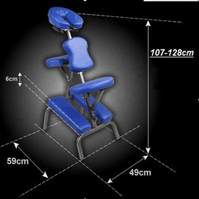 Customized Logo Blue Master Massage Professional Portable Massage Chair with Function and Manual-Wired Control