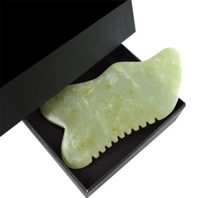 9.2*4.6cm Gua Sha Facial Tool Natural Xiuyan Jade Stone board for SPA Acupuncture Treatment OEM/ODM Acceptable