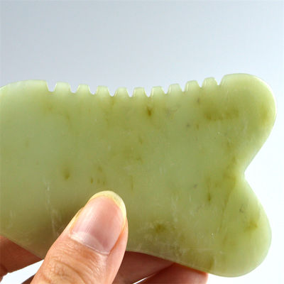 9.2*4.6cm Gua Sha Facial Tool Natural Xiuyan Jade Stone board for SPA Acupuncture Treatment OEM/ODM Acceptable