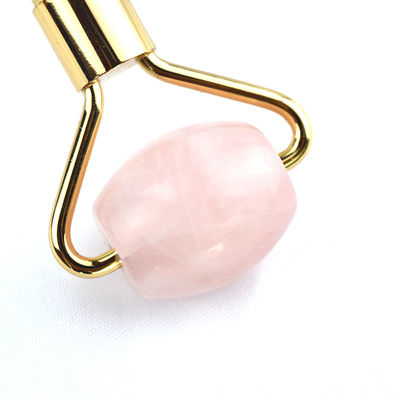 Resin Rose Quartz Facial Massager Jade Roller Face Massage Equipment for Anti Aging and Skin Rejuvenation