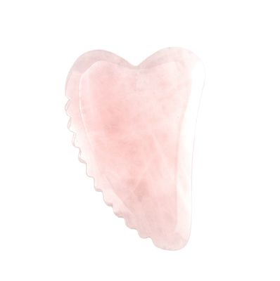 Massage Tools Heart-shaped Rose Quartz Gua Sha for Effective Muscle Massage