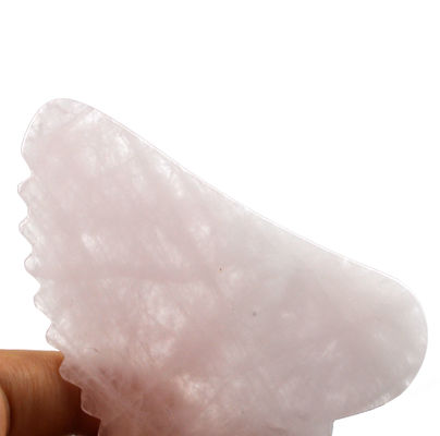 Massage Tools Heart-shaped Rose Quartz Gua Sha for Effective Muscle Massage
