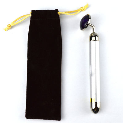 Customized Logo Natural Amethyst Acupressure Gua Sha Beauty Stick Massage Therapy Tool for Full Body Relaxing Massage