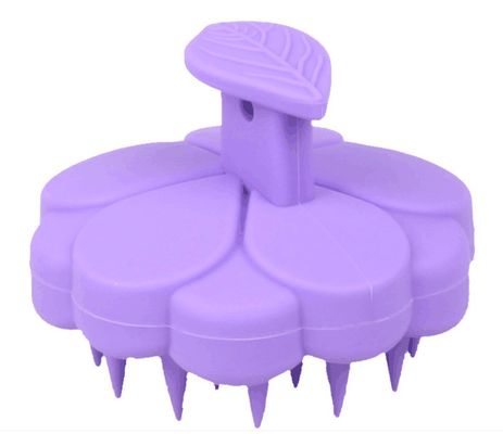 Soft Silicone Scalp Massager Shampoo Hair Massage Brush Scalp Cleansing Brush with Custom Logo Support