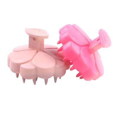 Soft Silicone Scalp Massager Shampoo Hair Massage Brush Scalp Cleansing Brush with Custom Logo Support