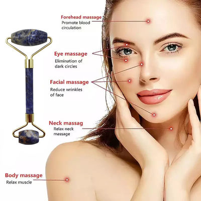 Jade Roller Guasha Function Facial Neck Massage Facial Skin Tools Gua Sha Roller Eye Beauty Products for Face Body Relaxing