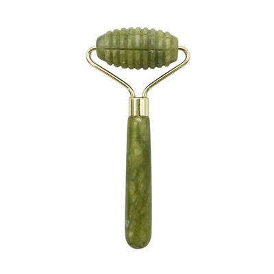 Single Head Spiked Facial Massage Jade Roller for Anti Aging Face Beauty with 100% Natural Jade Stone and Customized Logo