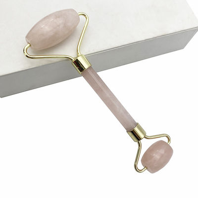 Perfecore Jade Roller Beauty Rose Quartz Guasha Roller Face Neck Gua sha Massage Tool Stone for Hand Made Craft and Skin Care