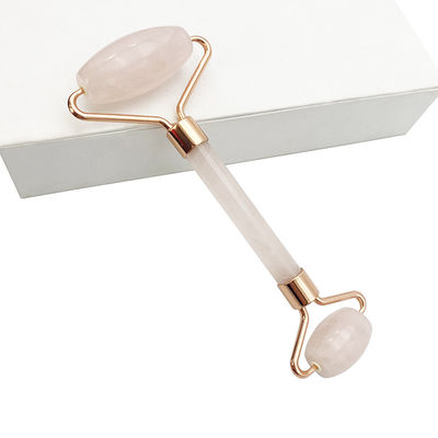 Perfecore Jade Roller Beauty Rose Quartz Guasha Roller Face Neck Gua sha Massage Tool Stone for Hand Made Craft and Skin Care